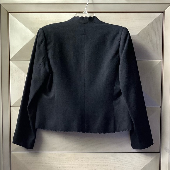 VINTAGE SASSON WOMEN’S BLAZER JACKET  - BLACK - SIZE M - Picture 2 of 5